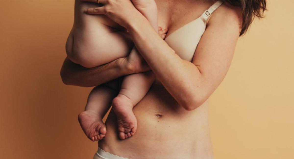 Women with baby