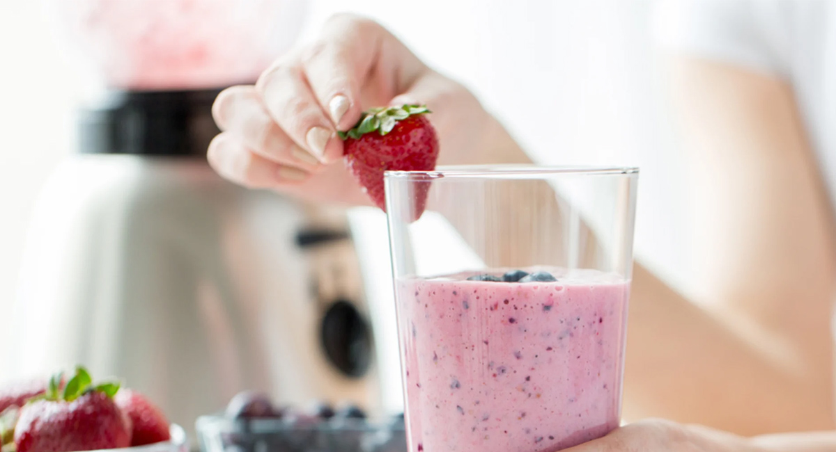 Alternativa a los batidos para niños: frutas, yogur y cereales