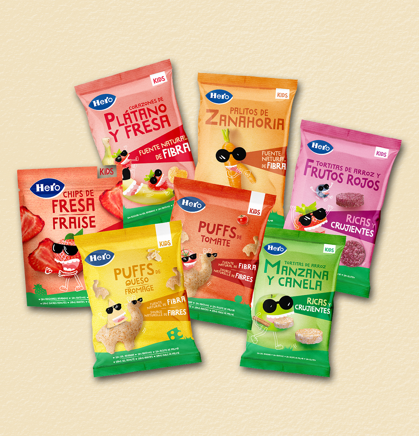 Hero Snacks Packshots